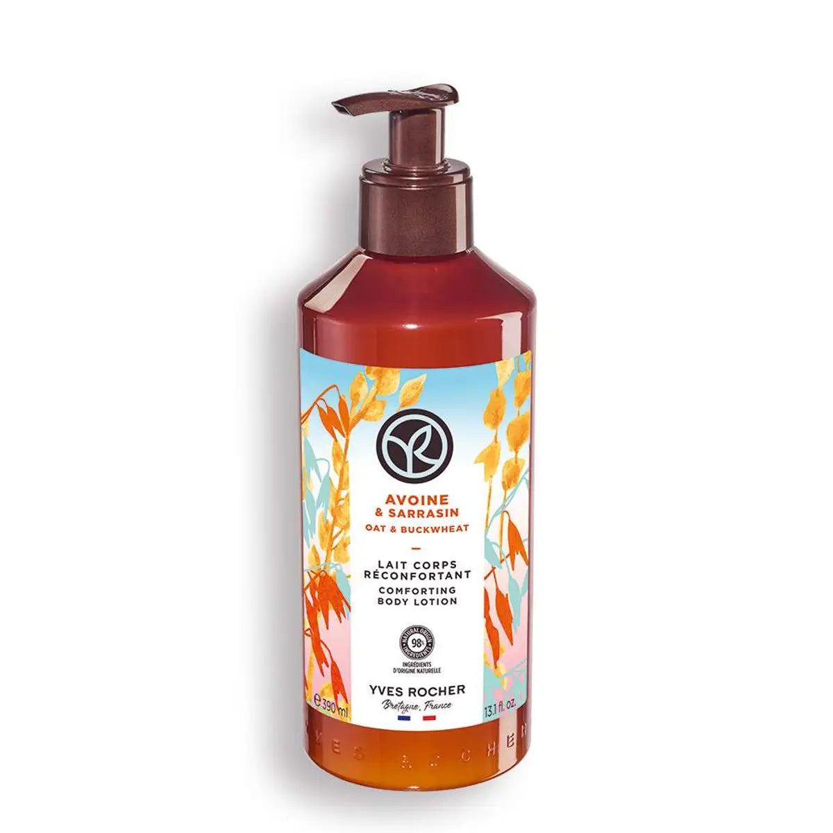 BAIN DE NATURE ķermeņa pieniņš ar dabīgu auzu un griķu ekstraktiem, 390ml