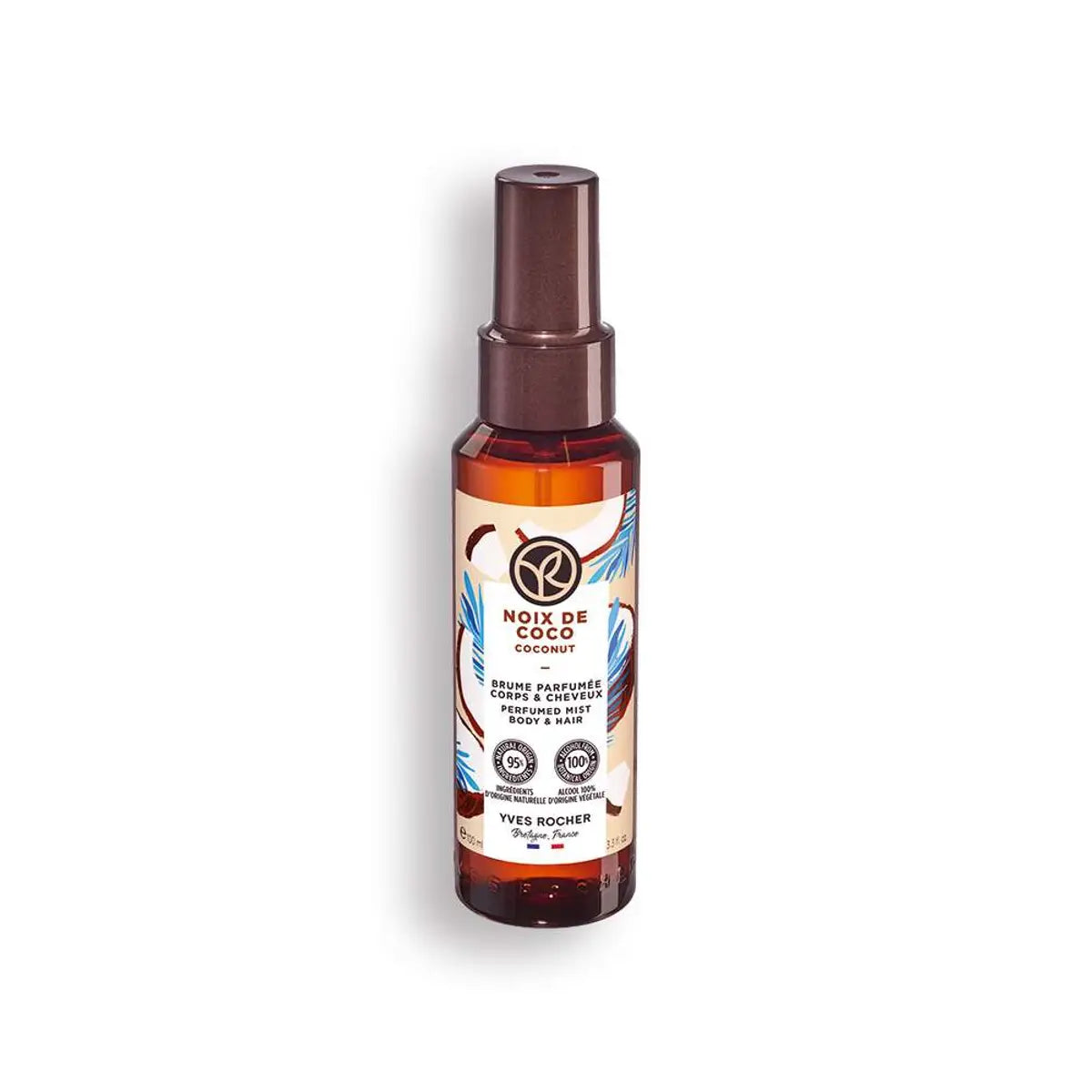 BAIN DE NATURE parfimēts sprejs ķermenim un matiem ar dabīgu kokosriekstu ekstraktu, 100ml
