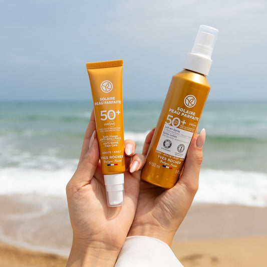 SOLAIRE PEAU PARFAITE komplekts saules aizsarglīdzeklis ķermenim un sejai