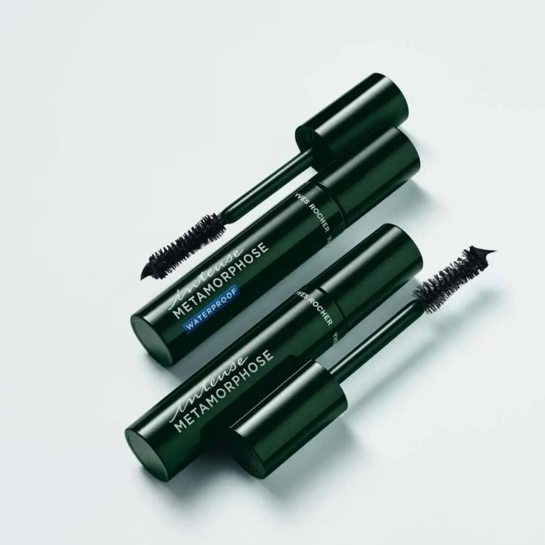 INTENSE METAMORPHOSE ŪDENSIZTURĪGA, melna skropstu tuša ar organisku rudzupuķu ūdeni, 7.8ml