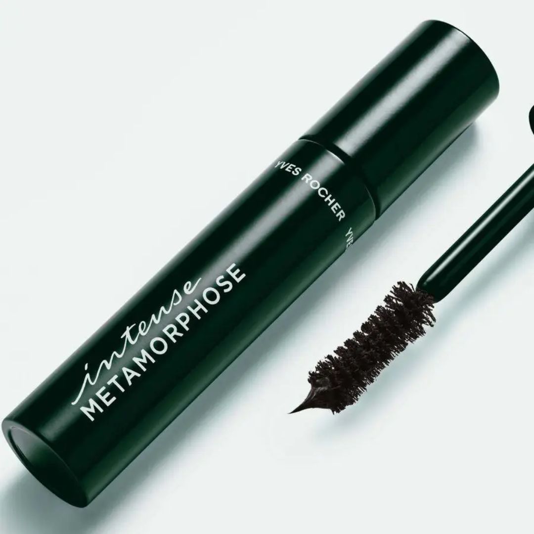 INTENSE METAMORPHOSE brūna skropstu tuša ar organisku rudzupuķu ūdeni, 7.8ml