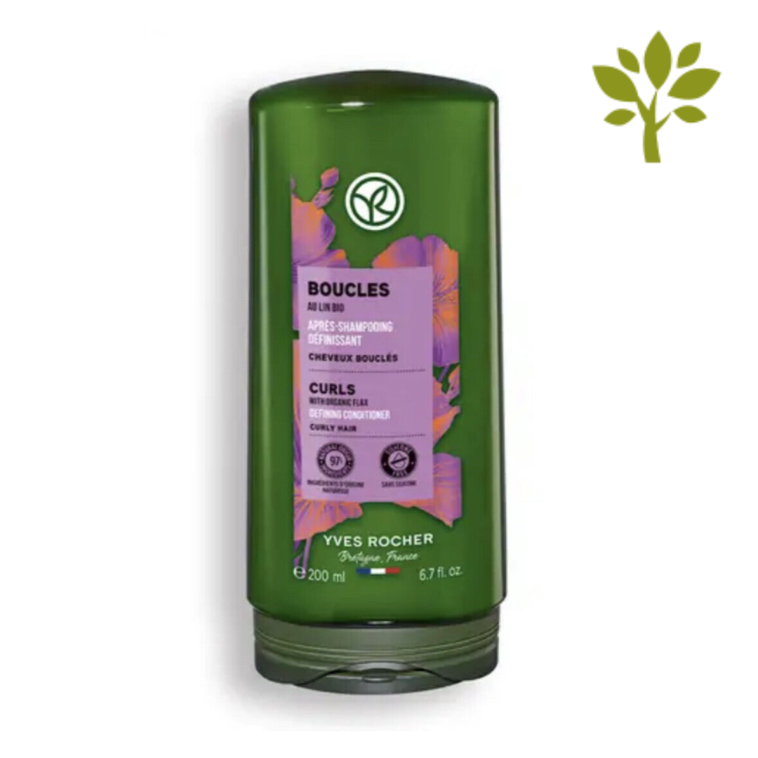 KONDICIONIERIS elastīgām lokām un cirtām ar dabīgu lina ekstraktu, 200ml