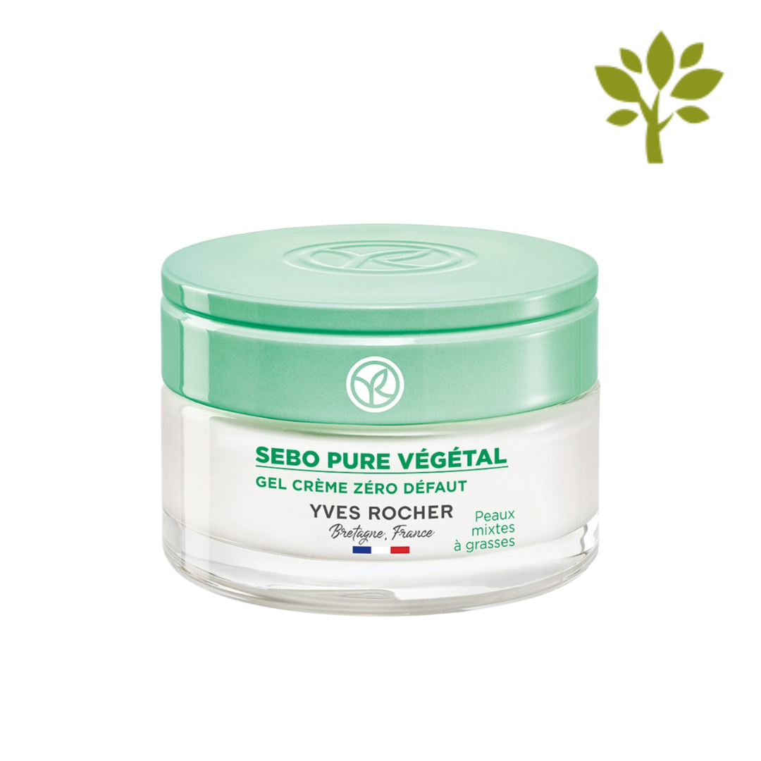 SEBO PURE VEGETAL universāls mitrinošs, matējošs un poras samazinošs, gēlveida krēms, 50ml