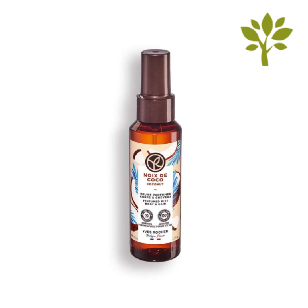 BAIN DE NATURE parfimēts sprejs ķermenim un matiem ar dabīgu kokosriekstu ekstraktu, 100ml