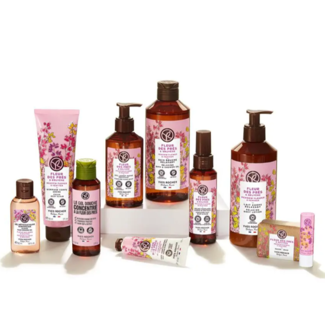 BAIN DE NATURE mitrinošs roku krēms ar dabīgu viršu un pļavas ziedu ekstraktiem, 30ml