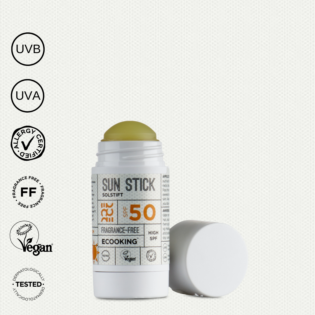 ECOOKING HIPOALERĢISKS SAULES AIZSARGLĪDZEKLIS AR SPF50 ar dabīgu E vitamīnu, 15ml