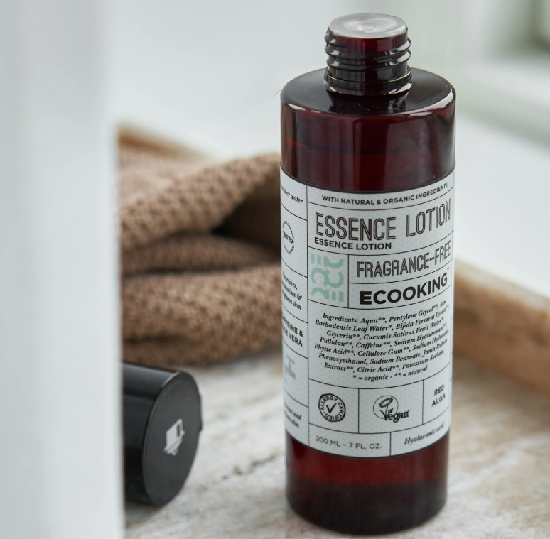 ECOOKING ESENCE LOSJONS SEJAI mitrinātai un tonizētai ādai ar kofeīnu, hipoalerģiska, 200ml