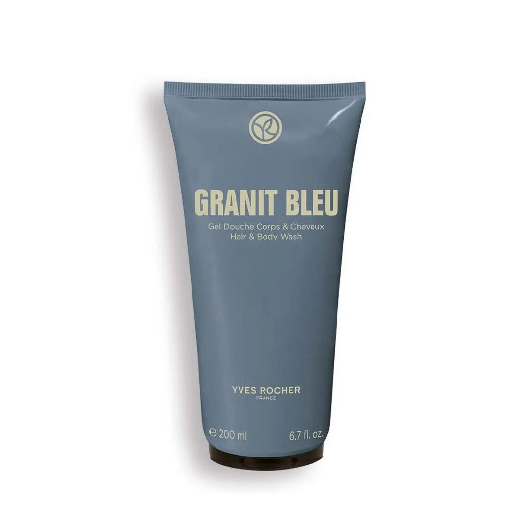 GRANIT BLEU vīriešu parfimēts gēls-šampūns, 200ml