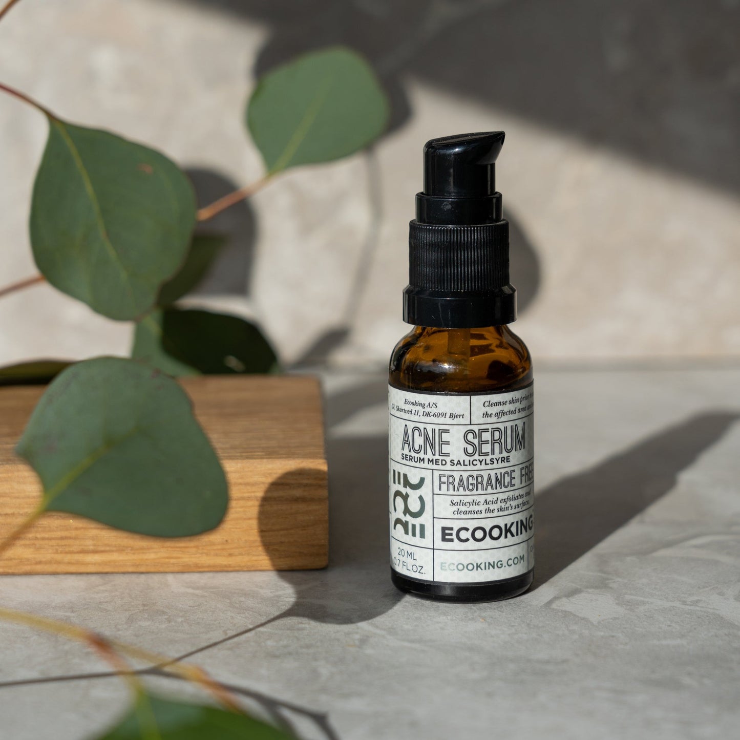 ECOOKING AKNE SERUMS ar salicilskābi, hipoalerģisks 20ml
