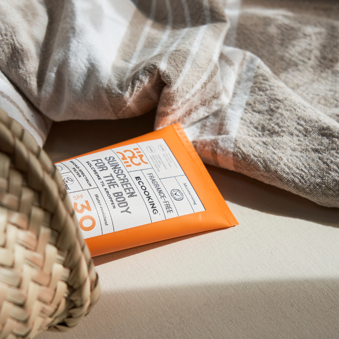 ECOOKING HIPOALERĢISKS SAULES AIZSARGLĪDZEKLIS ĶERMENIM AR SPF 30 ar dabīgu E vitamīnu, 200ML