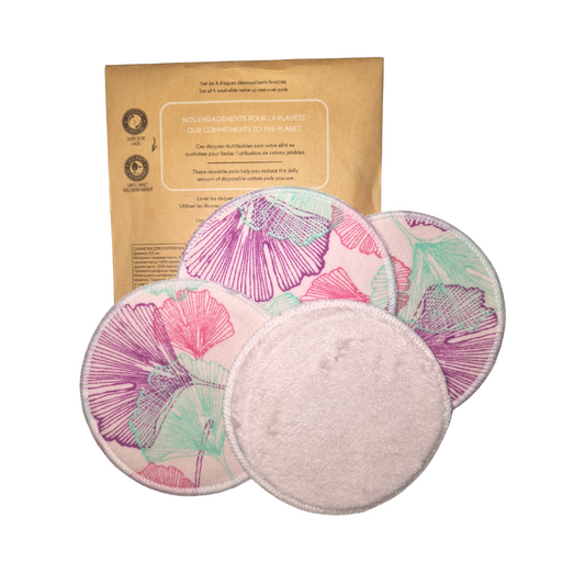 YR EKO atkārtoti lietojami maigi spilventiņi kosmētikas noņemšanai, 4 gb.