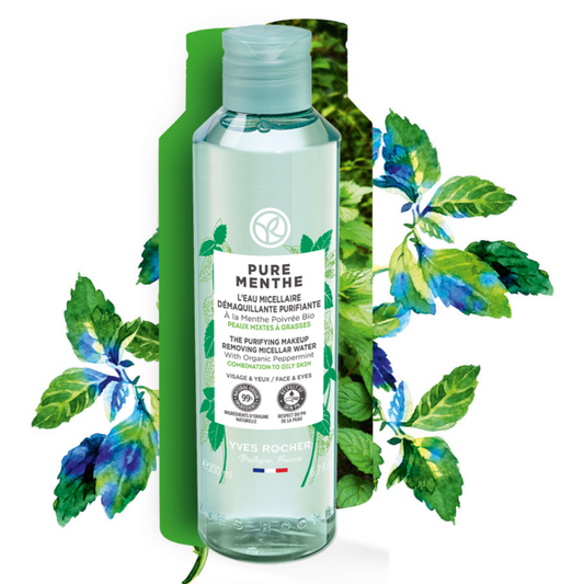 PURE MENTHE attīrošs micelārais ūdens ar organiksu piparmētras ekstraktu, 200ml