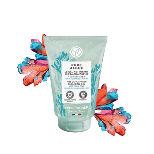 PURE ALGUE mitrinošs mazgāšanas gēls sejai, 125ml