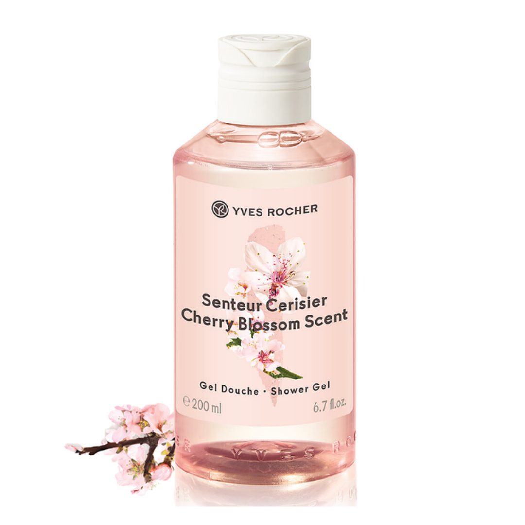 EAU FRAICHE CERISIER parfimēts dušas gēls ar ķiršu ziedu ekstraktu, 200ml