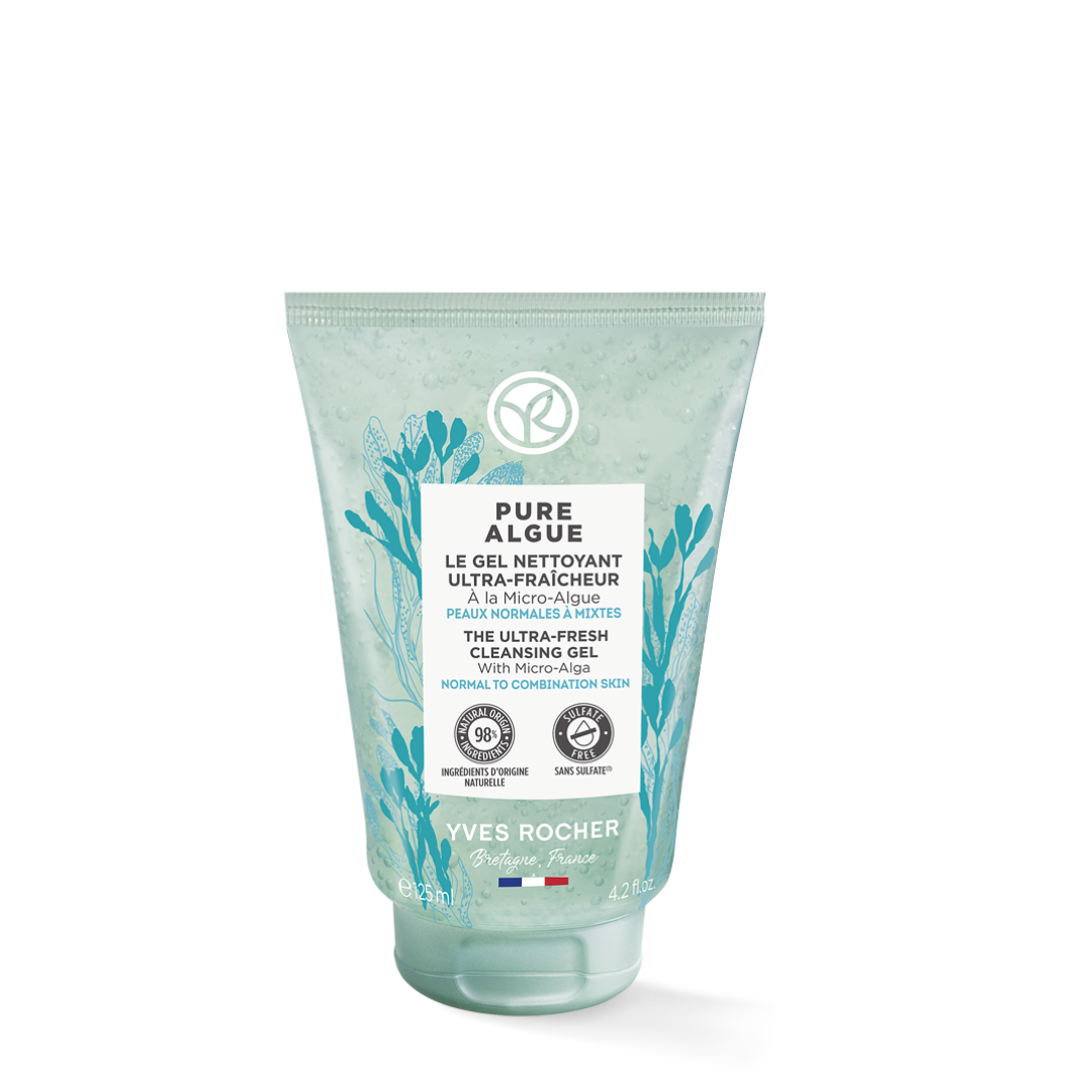 PURE ALGUE mitrinošs mazgāšanas gēls sejai, 125ml