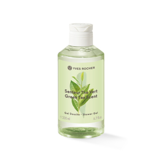EAU FRAICHE THE VERT parfimēts dušas gēls ar zaļās tējas ekstraktu, 200ml