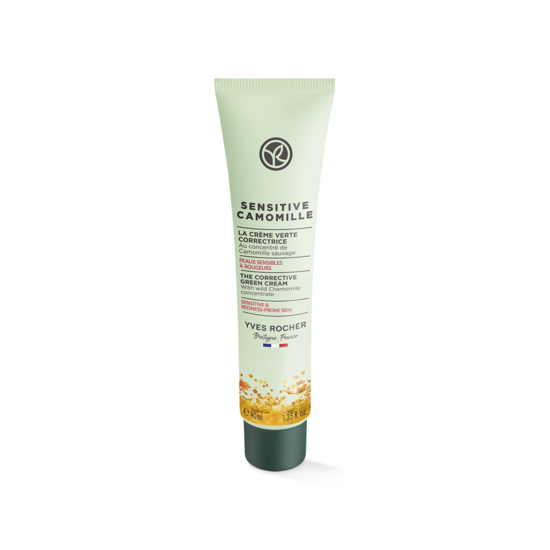 SENSITIVE CAMOMILLE koriģējošs krēms apsārtušai ādai ar organisku kumelītes ekstraktu, 40ml