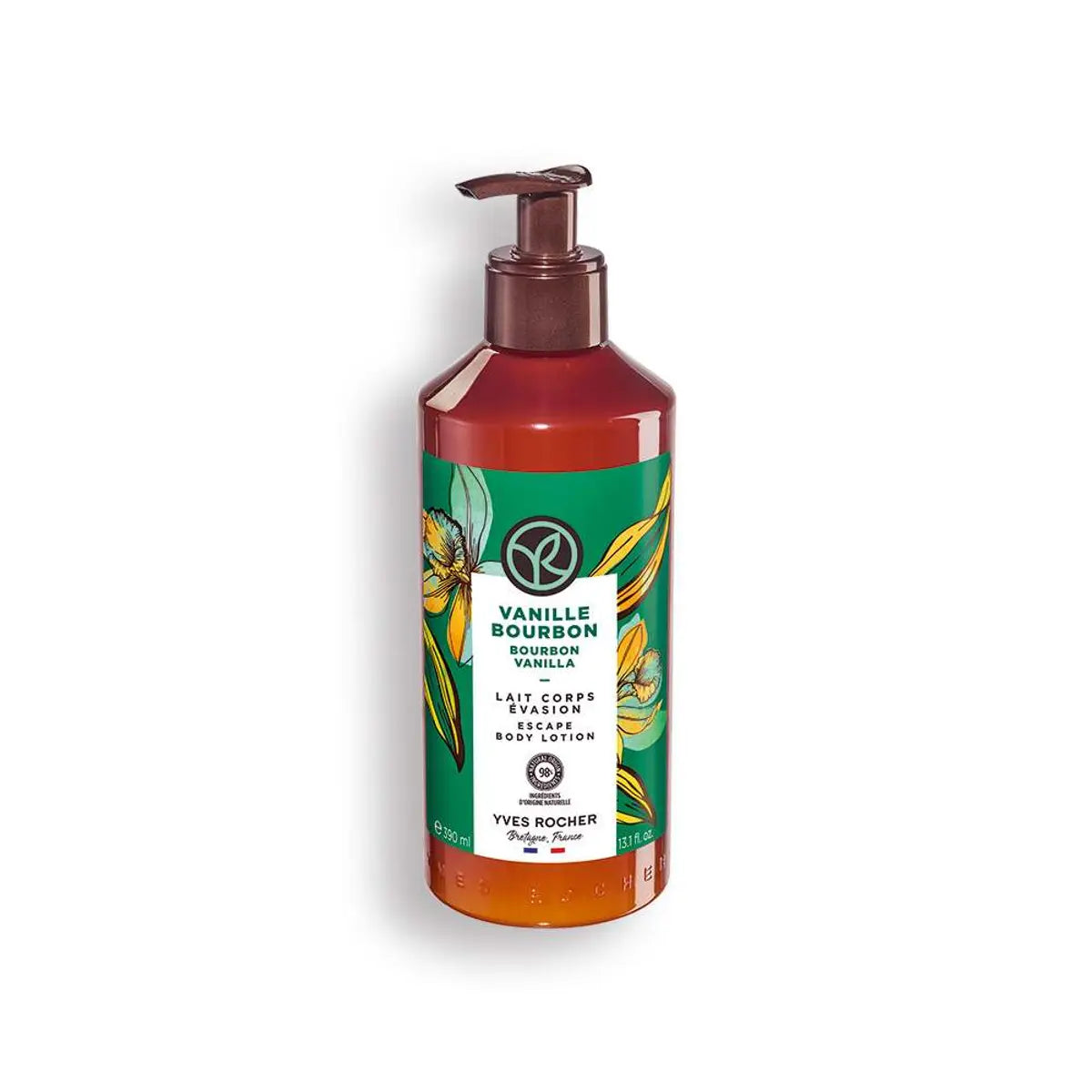 BAIN DE NATURE ķermeņa pieniņš ar dabīgu burbonas vaniļas ekstraktu, 390ml