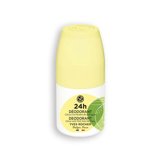 24H dezodorants ar dabīga citrona un piparmētras ekstraktiem, 50ml