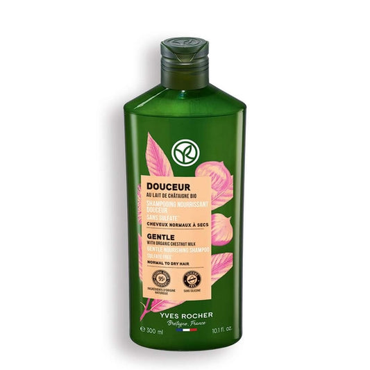 MAIGS BAROJOŠS ŠAMPŪNS mīkstiem, viegli ķemmējamiem matiem, ar organisku kastaņu pienu, 300ml