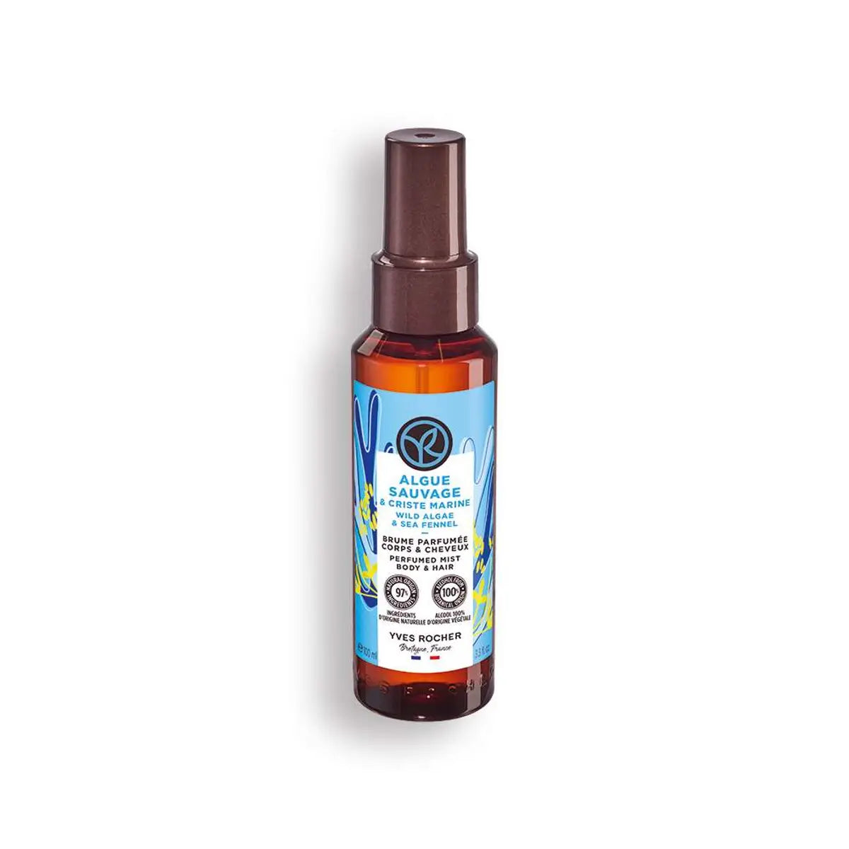 BAIN DE NATURE parfimēts sprejs ķermenim un matiem  ar jūras aļģu un jūras fenheļa ekstraktiem, 100ml