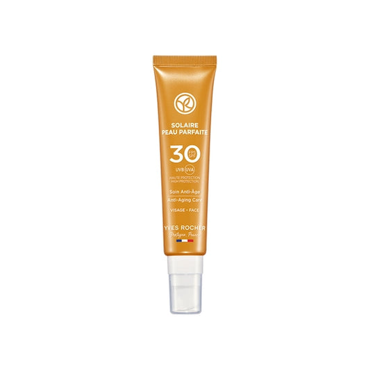 SOLAIRE Anti Age mitrinošs fluīds sejai ar SPF 30 visiem ādas tipiem, 40ml