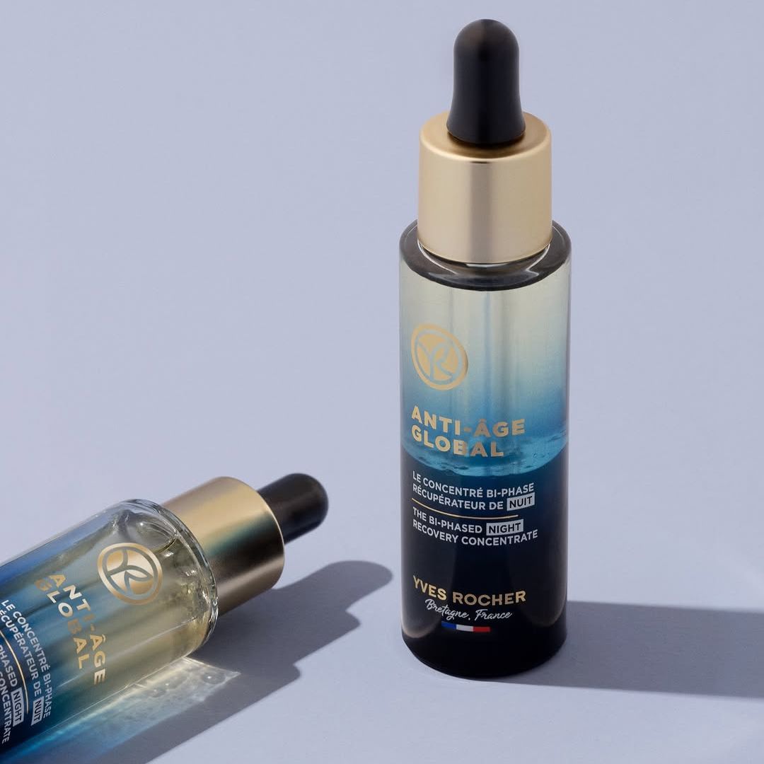 ANTI AGE GLOBAL divfāžu atjaunojošs nakts koncentrāts jauneklīgai ādai, 30ml