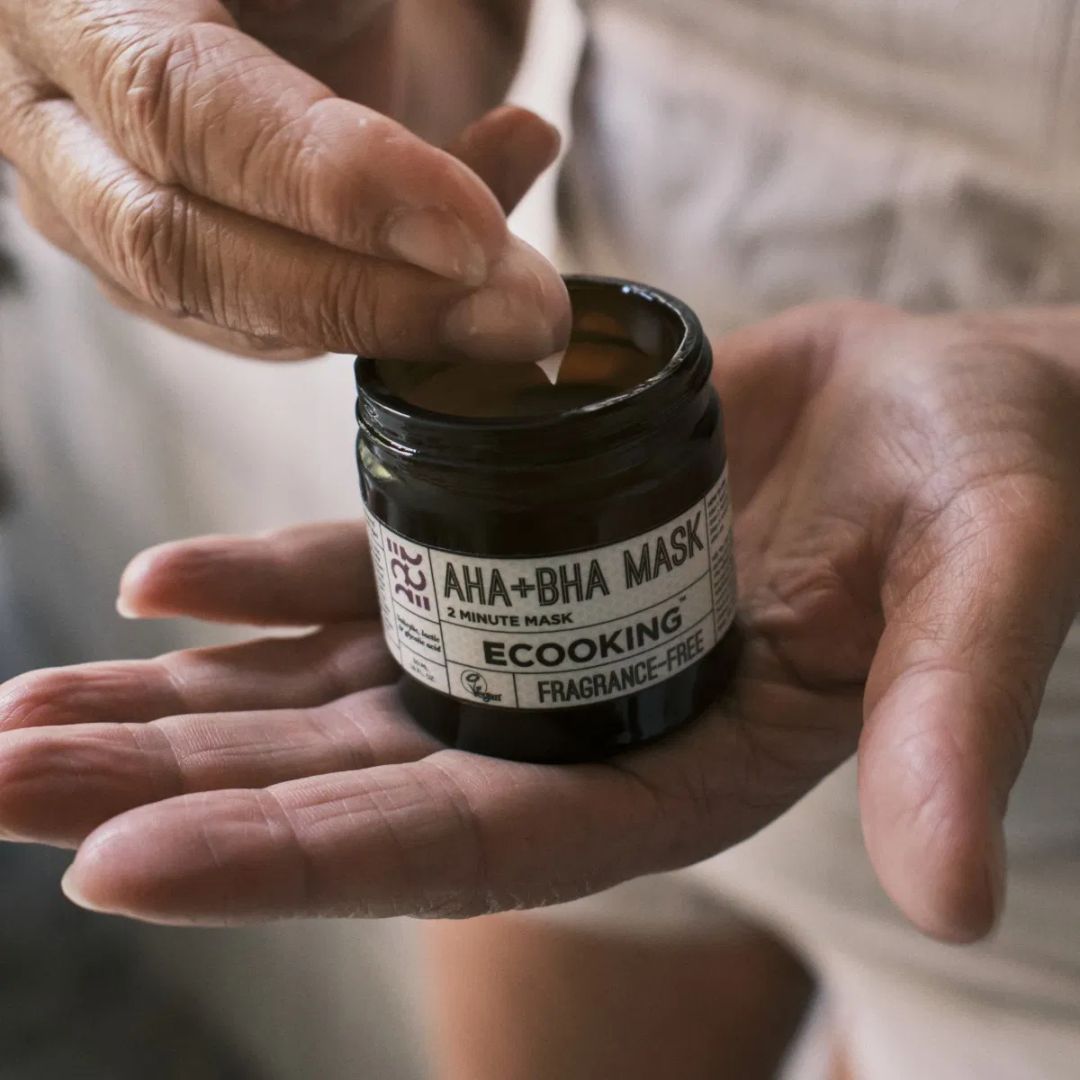 ECOOKING PĪLINGA MASKA AHA & BHA bez smaržvielām, 50ML