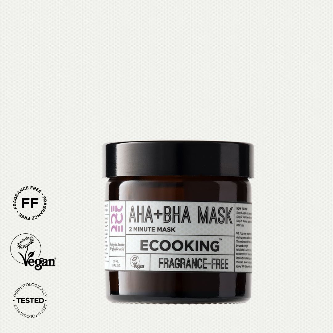 ECOOKING PĪLINGA MASKA AHA & BHA bez smaržvielām, 50ML