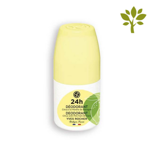 BAIN DE NATURE 24H dezodorants ar dabīga citrona un piparmētras ekstraktiem, 50ml