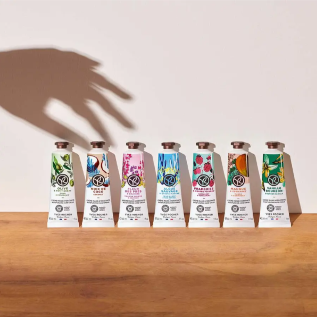 BAIN DE NATURE mitrinošs roku krēms ar dabīgu mango un koriandra ekstraktiem, 30ml