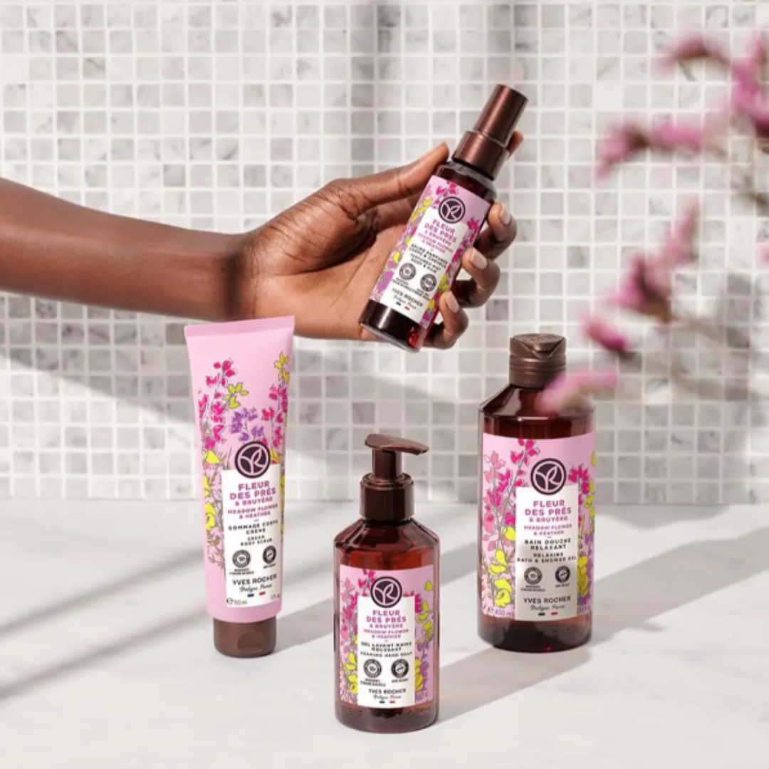 BAIN DE NATURE parfimēts sprejs ķermenim un matiem ar dabīgu viršu un pļavas ziedu ekstraktiem, 100ml