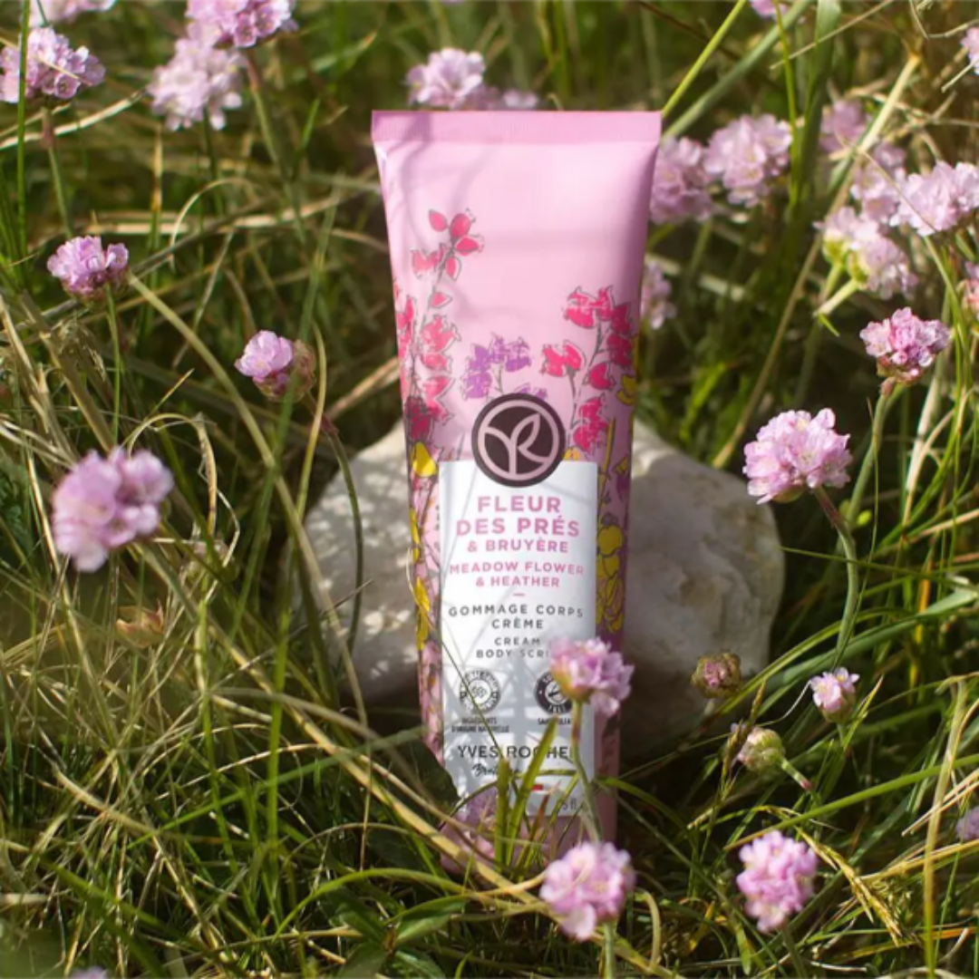 BAIN DE NATURE Ķermeņa skrubis ar dabīgu viršu un pļavas ziedu ekstraktiem, 150ml