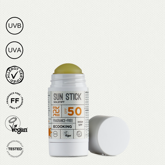 ECOOKING HIPOALERĢISKS SAULES AIZSARGLĪDZEKLIS AR SPF50 ar dabīgu E vitamīnu, 15ml