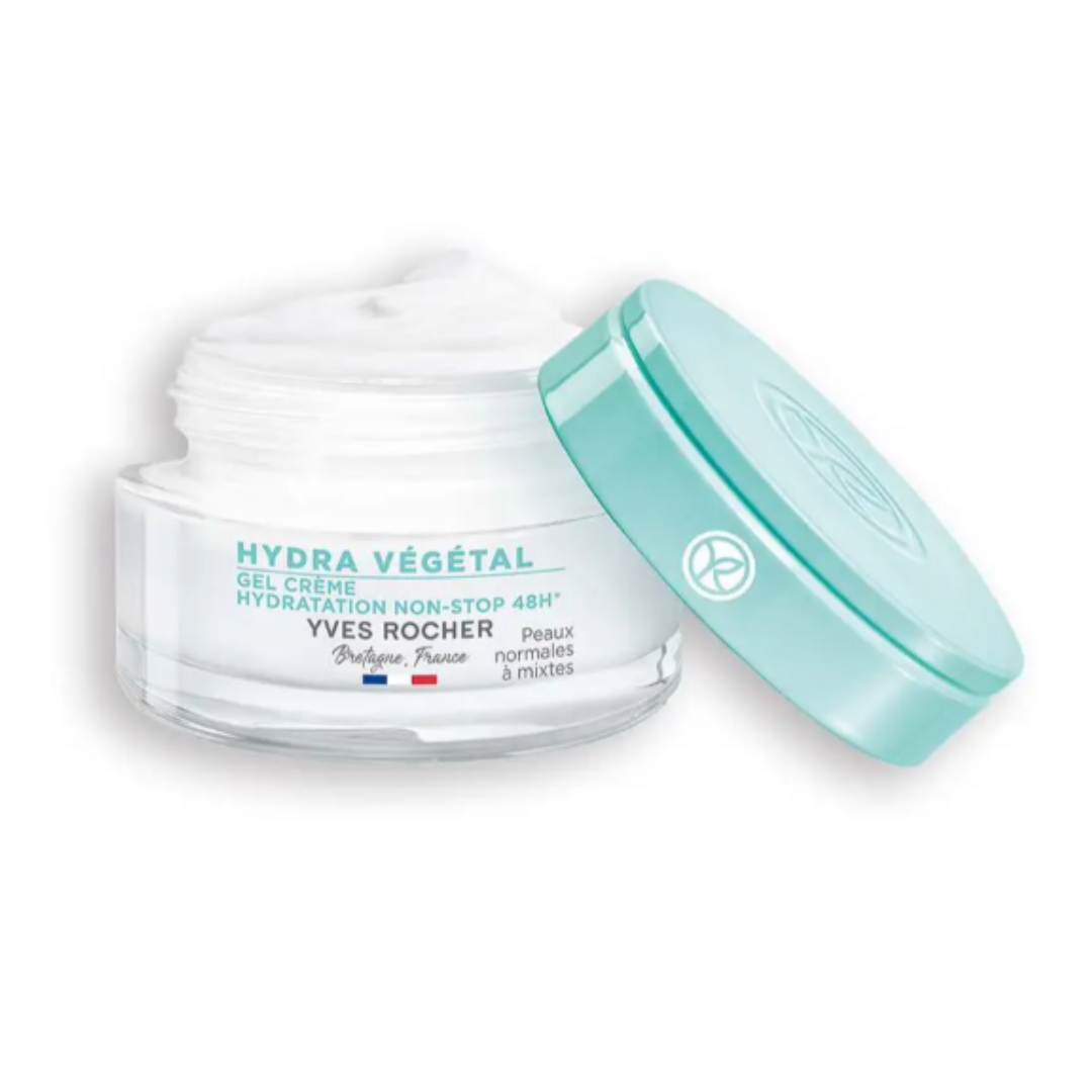 HYDRA VEGETAL 48H viegls mitrinošs gēlveida krēms ar dabīgu Edulis auga ekstraktu, 50ml