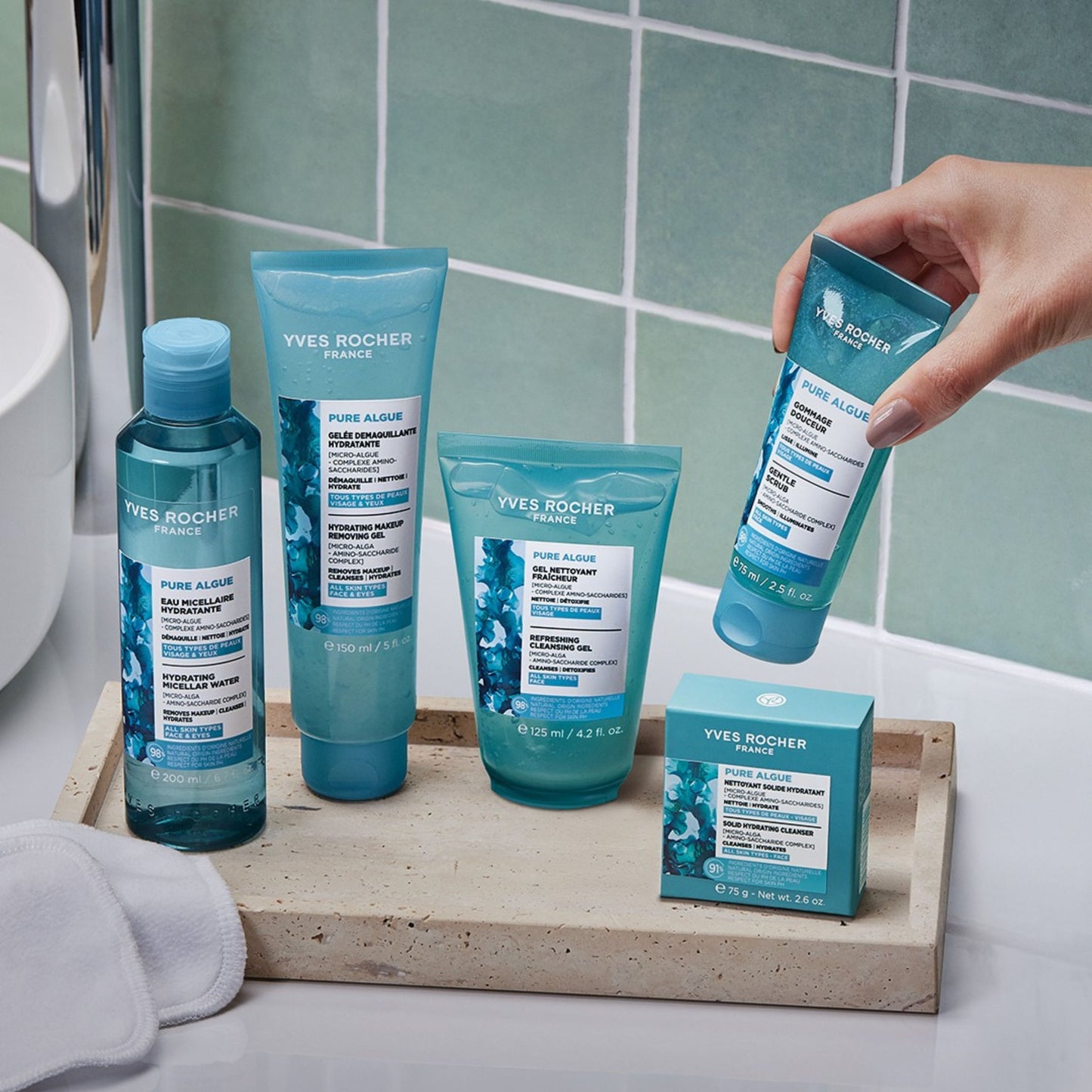 PURE ALGUE  kosmētikas noņemšanas līdzeklis 3in1, 150ml