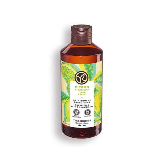 BAIN DE NATURE dušas gēls ar citrona un bazilika ekstraktiem, 400ml
