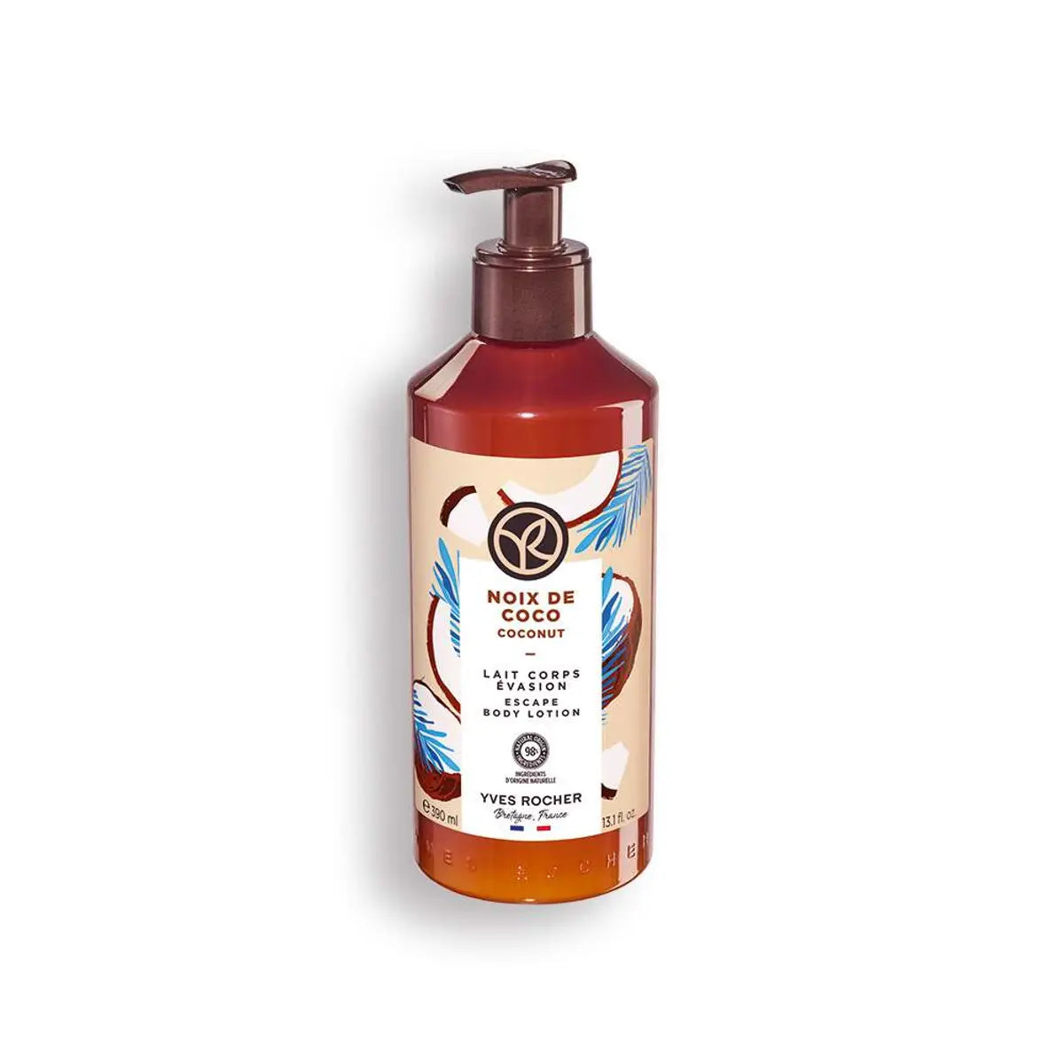 BAIN DE NATURE ķermeņa pieniņš ar dabīgu kokosriekstu ekstraktu, 390ml