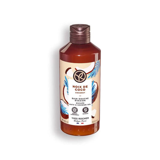 BAIN DE NATURE dušas gēls ar dabīgu kokosriekstu ekstraktu, 400ml