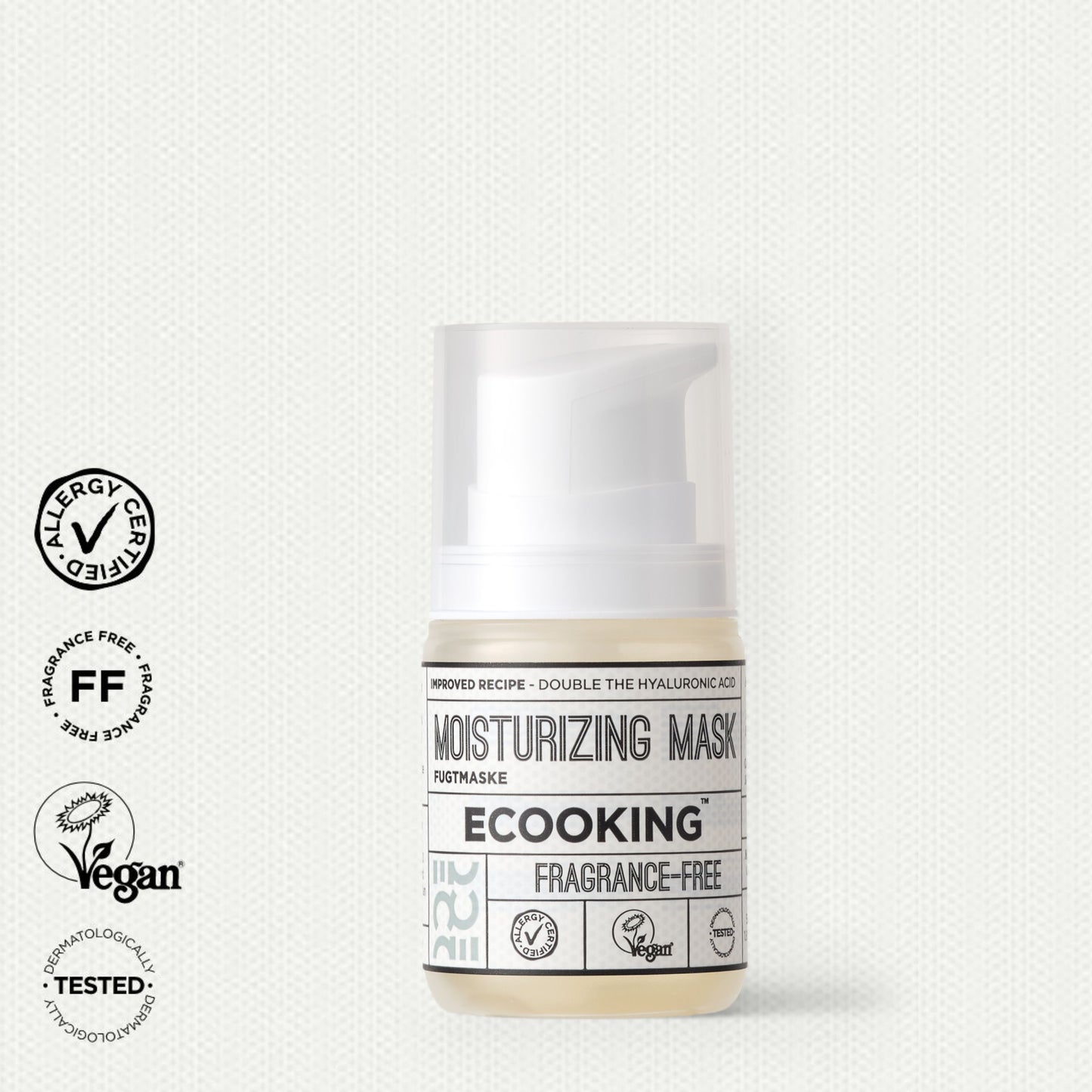 ECOOKING MITRINOŠA MASKA ar organisko gurķu ekstraktu, intensīvi mitrinātai ādai, 50ml