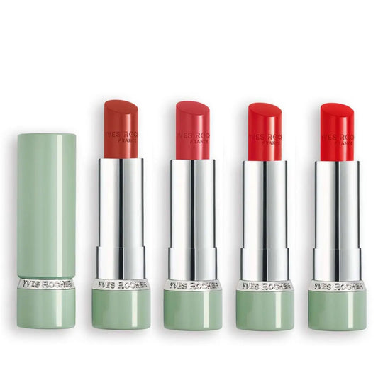 ROUGE BOTANIQUE GLOW spīdīga lūpu krāsa ar dabīgu kamēlijas eļļu (vairāki toņi) 3,5gr
