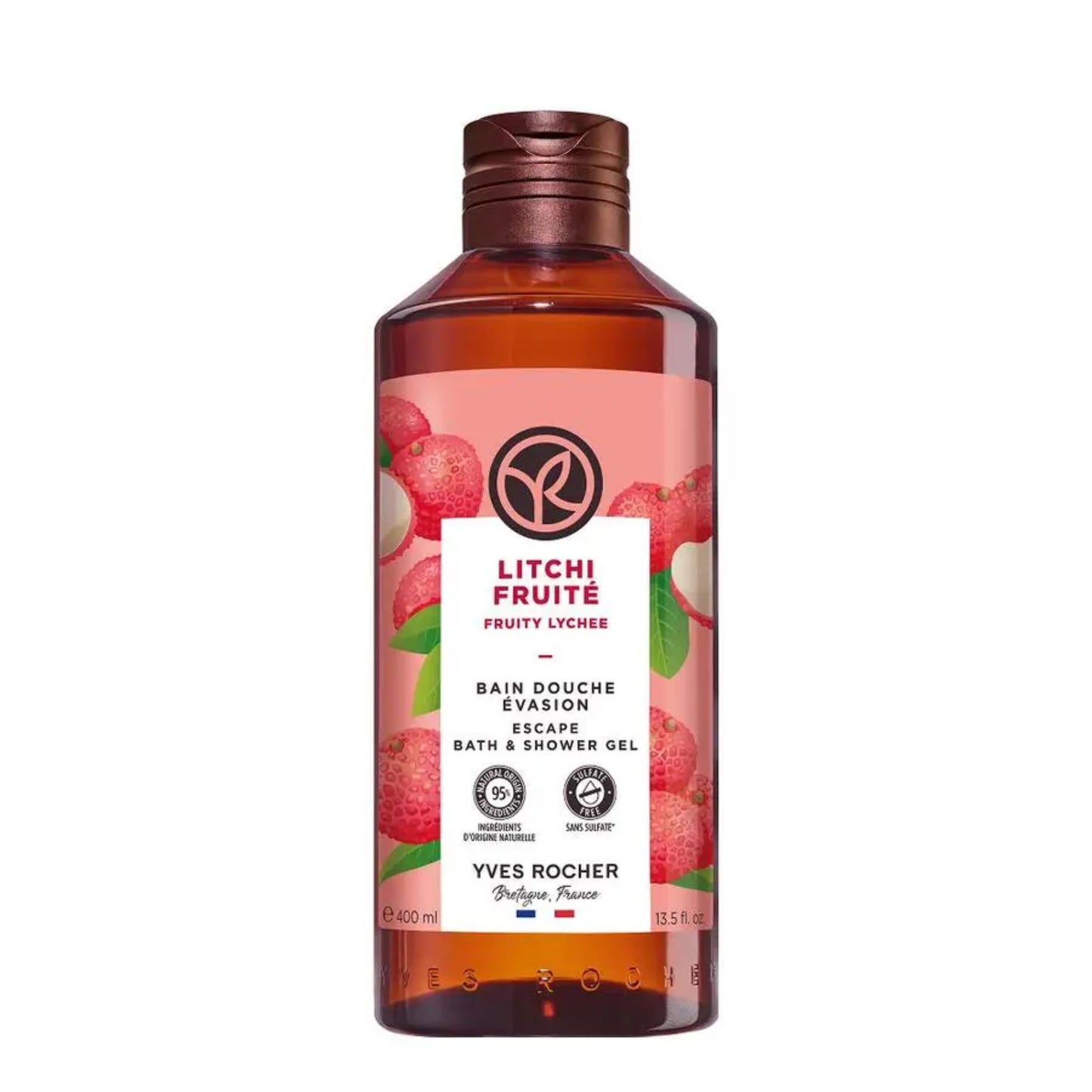 BAIN DE NATURE dušas gēls ar līčija auga ekstraktu, 400ml