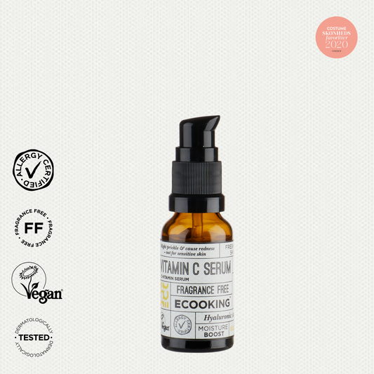 ECOOKING C VITAMĪNA SERUMS izgaismotam un izlīdzinātam ādas tonim, hipoalerģisks 20ml