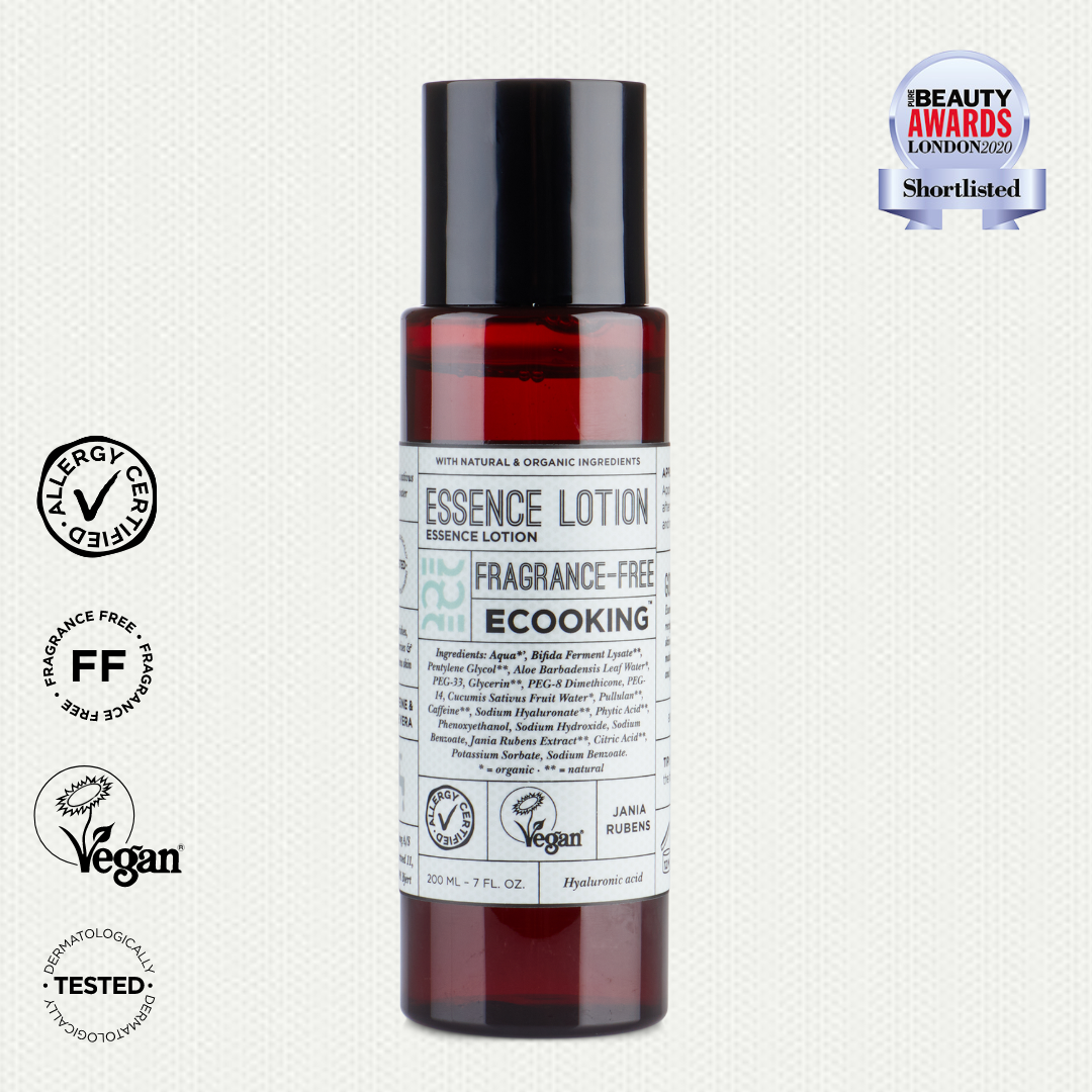 ECOOKING ESENCE LOSJONS SEJAI mitrinātai un tonizētai ādai ar kofeīnu, hipoalerģiska, 200ml