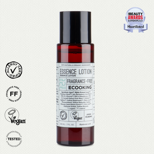 ECOOKING ESENCE LOSJONS SEJAI mitrinātai un tonizētai ādai ar kofeīnu, hipoalerģiska, 200ml