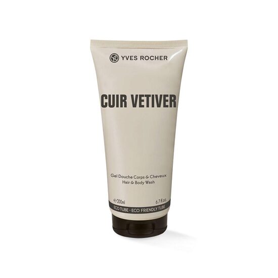CUIR VETIVER vīriešu parfimēts gēls-šampūns,  200ml