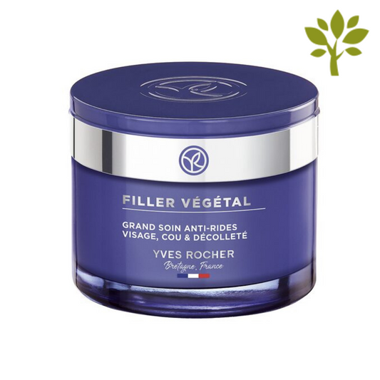 FILLER VEGETAL universāls mitrinošs krēms ar hialuronskābi un dabīgu Ledus auga ekstraktu, 75ml