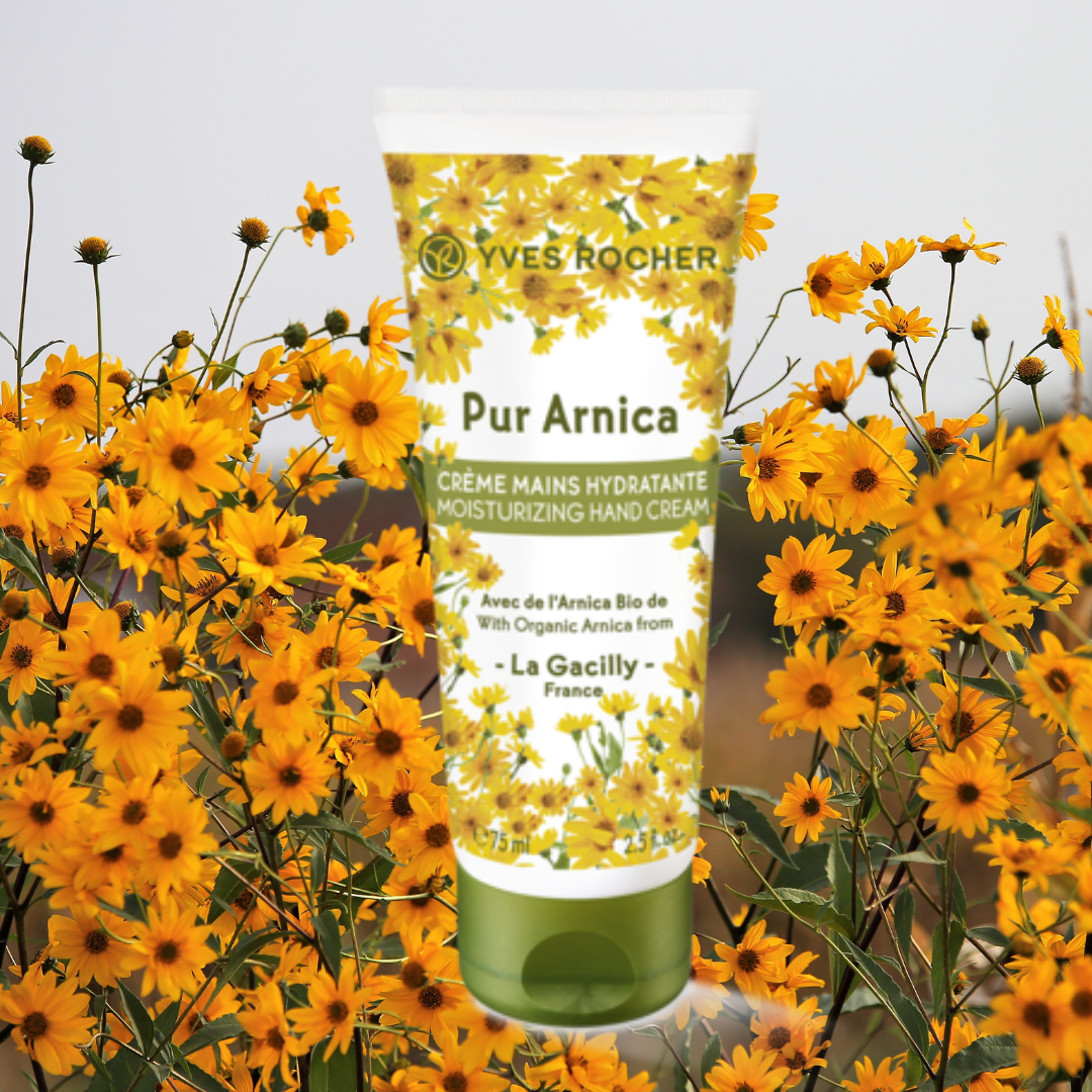 PUR ARNICA mitrinošs roku krēms ar dabīgu Arnikas ekstraktu, 75ml