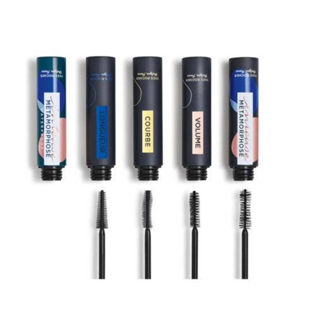 INTENSE METAMORPHOSE ŪDENSNOTURĪGA skropstu tuša ar organisku rudzupuķu ūdeni, MELNA, 7.8ml